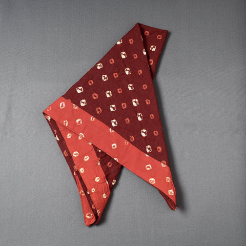  Bandhani Tie-Dye Cotton Bandana 
