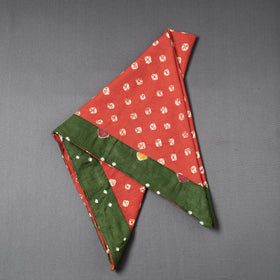  Bandhani Tie-Dye Cotton Bandana 