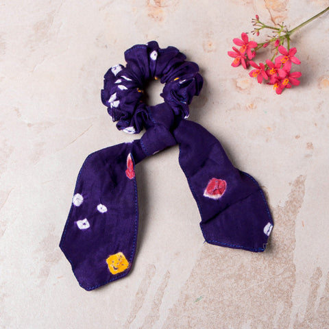  Elastic Hair Bands/Scarf Ponytail Holder Scrunchy Ties 