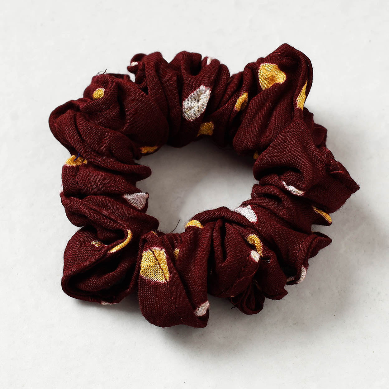  Bandhani Tie-Dye Cotton Elastic Rubber Band/Scrunchie 