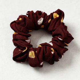 Bandhani Tie-Dye Cotton Elastic Rubber Band/Scrunchie 