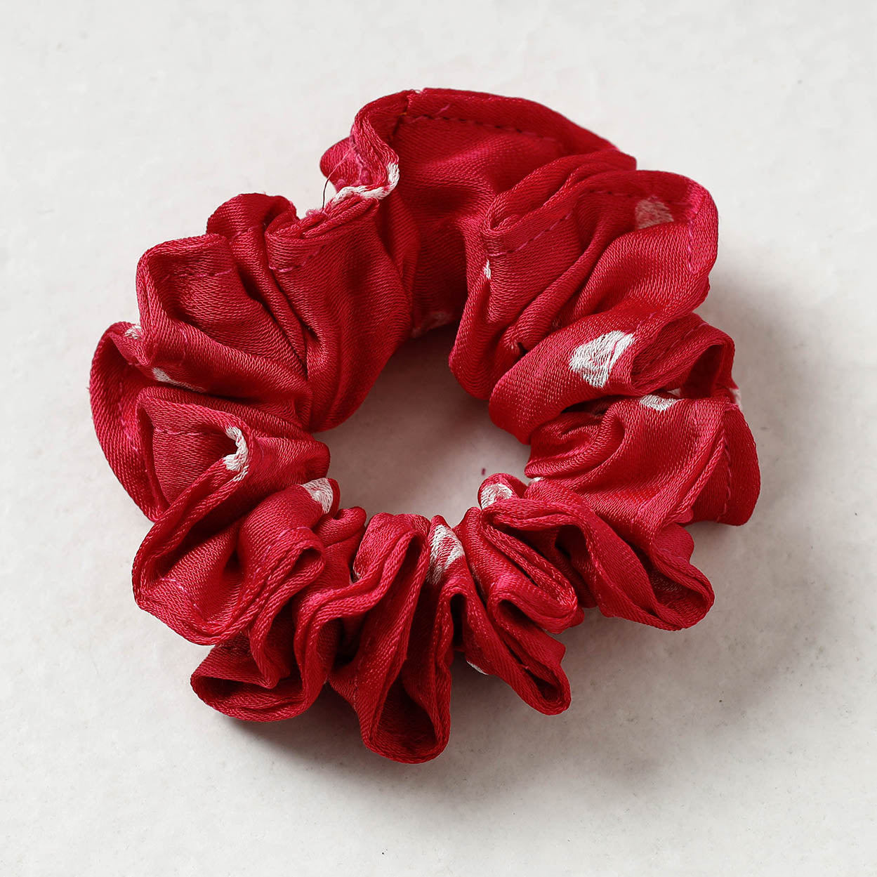  Bandhani Tie-Dye Cotton Elastic Rubber Band/Scrunchie 