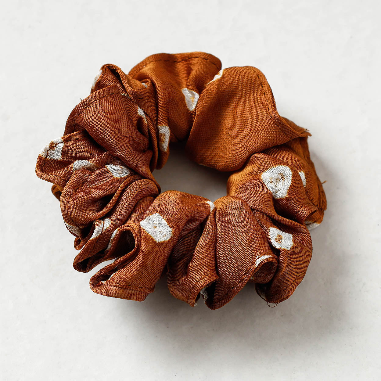  Bandhani Tie-Dye Cotton Elastic Rubber Band/Scrunchie 