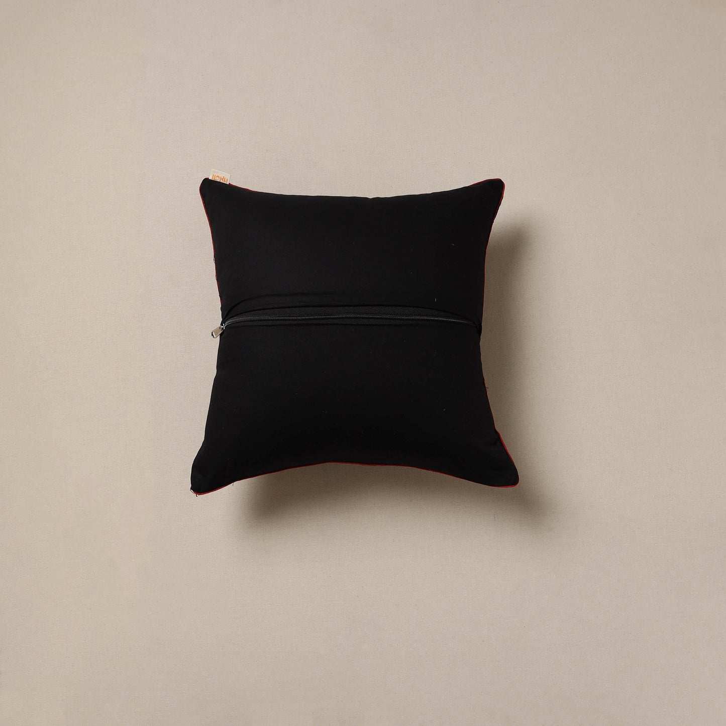 Bandhani tie-dye cushion cover 02 - handcrafted