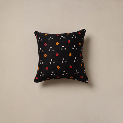 Bandhani tie-dye cushion cover 02 - handcrafted