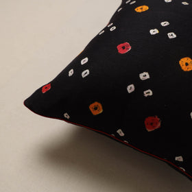 Bandhani tie-dye cushion cover 02 - handcrafted