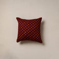 Bandhani tie-dye cushion cover 04 - handcrafted
