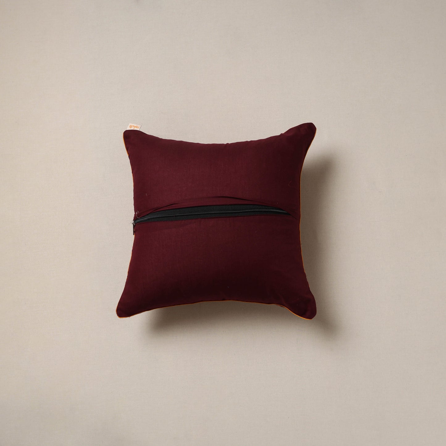 Bandhani tie-dye cushion cover 04 - handcrafted