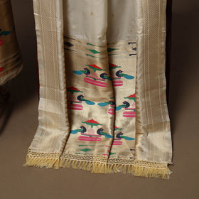 Bangalore silk paithani 3pc unstitched dress material 07