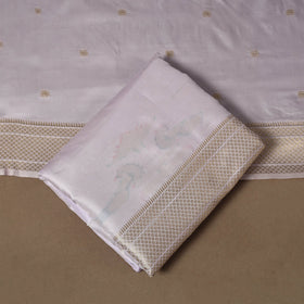 Bangalore silk paithani 3pc unstitched dress material 09