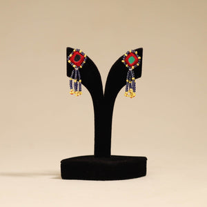 Banjara embroidery mirror work handmade earrings 12