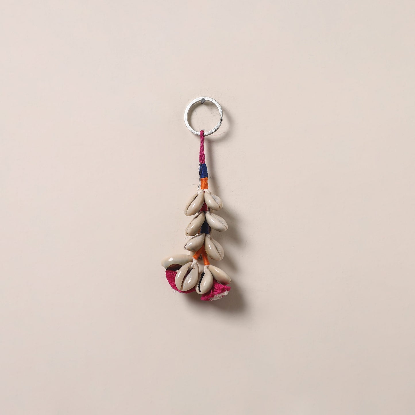 Banjara handmade shell work keychain 03 - handcrafted