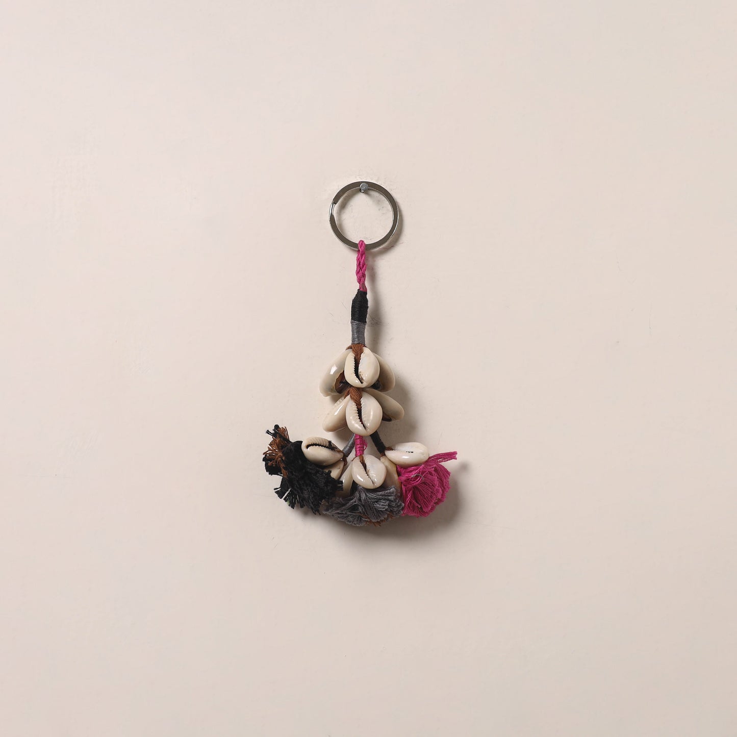 Banjara handmade shell work keychain 04 - handcrafted