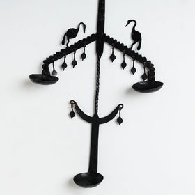 Deer - Bastar Tribal Wrought Iron Diya / Candle Stand Online in India 