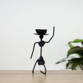 Bastar Tribal Wrought Iron Candle Stand Online in India 