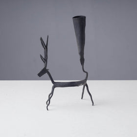 Bastar Tribal Wrought Iron Candle Stand Online in India 