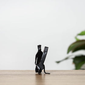 Bastar Tribal Wrought Iron Man Music Stand Online in India 