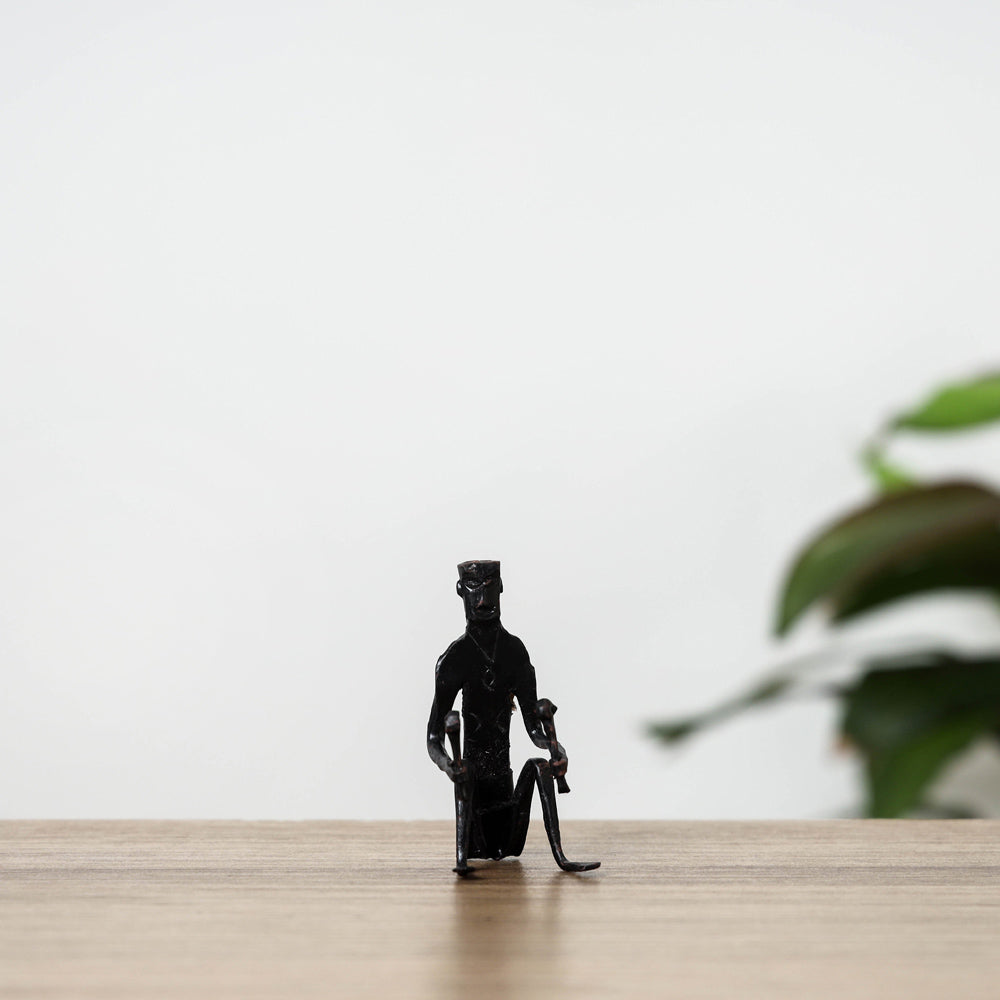 Bastar Tribal Wrought Iron Man Music Stand Online in India l iTokri.com