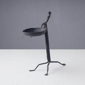 Bastar Tribal Wrought Iron Candle Stand Online in India 