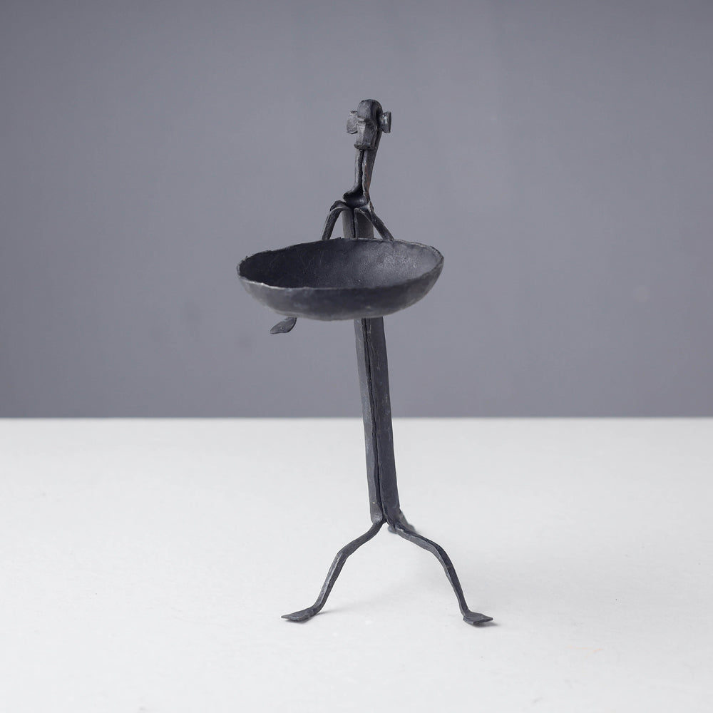 Bastar Tribal Wrought Iron Candle Stand Online in India 