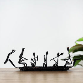 Bastar Tribal Wrought Iron Candle Stand Online in India 