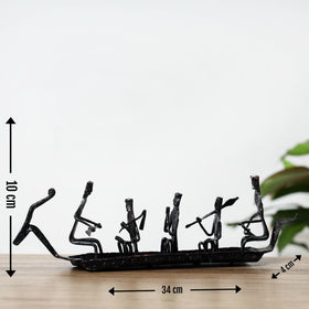 Bastar Tribal Wrought Iron Candle Stand Online in India 