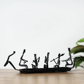 Bastar Tribal Wrought Iron Candle Stand Online in India 