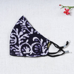  Batik Block Print Cotton Snug Fit Face Cover 