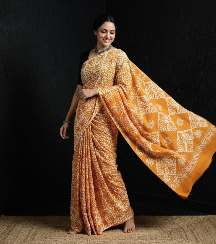Batik Print Sarees