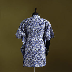 Hand batik cotton medium kaftan 33 - handcrafted