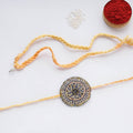  Handmade Beads & Thread Embroidered Reusable Rakhi by Neeli Titlee 67 