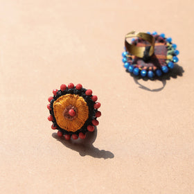  Embroidered Handmade Ring by Rangila Dhaga 