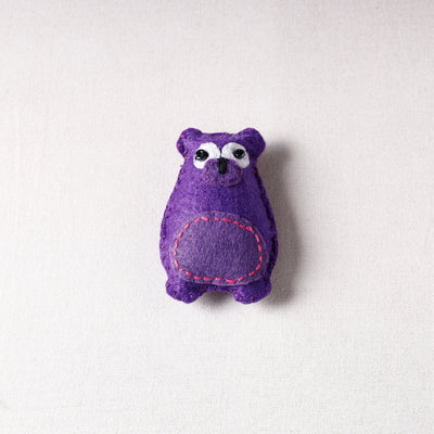  Handmade Felt & Beadwork Magnet 