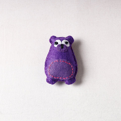  Handmade Felt & Beadwork Magnet 