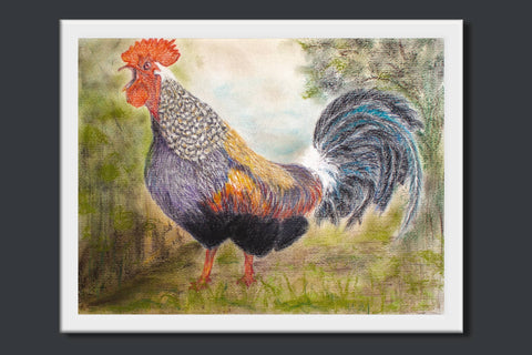  Handpainted Art Work On Canvas by Meenakshi Ratnakar 