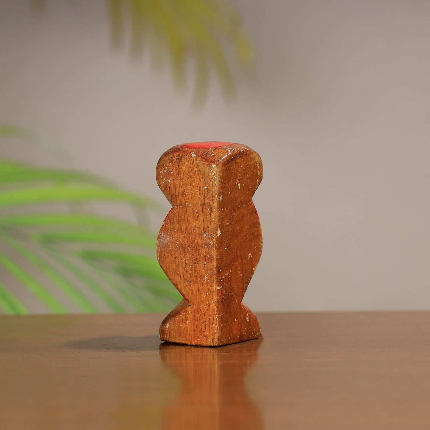 Beautiful Handpainted Burdwan Wood Owl Sculpture Set