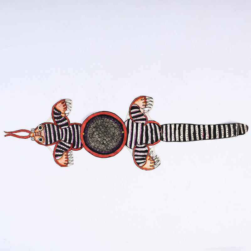  Tholu Bommalata Leather Puppet Wall Hanging l iTokri.com 