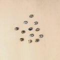 1.5cm handmade fabric small button (set of 12) 23