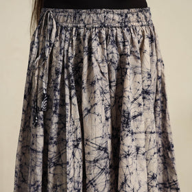 Buy 24 Kali Beige Patchwork Batik Print Cotton Long Skirt