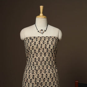 2pc cotton unstitched dress material with jewellery set 33