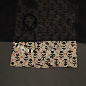 2pc cotton unstitched dress material with jewellery set 33