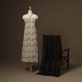 2pc cotton unstitched pedana kalamkari dress material