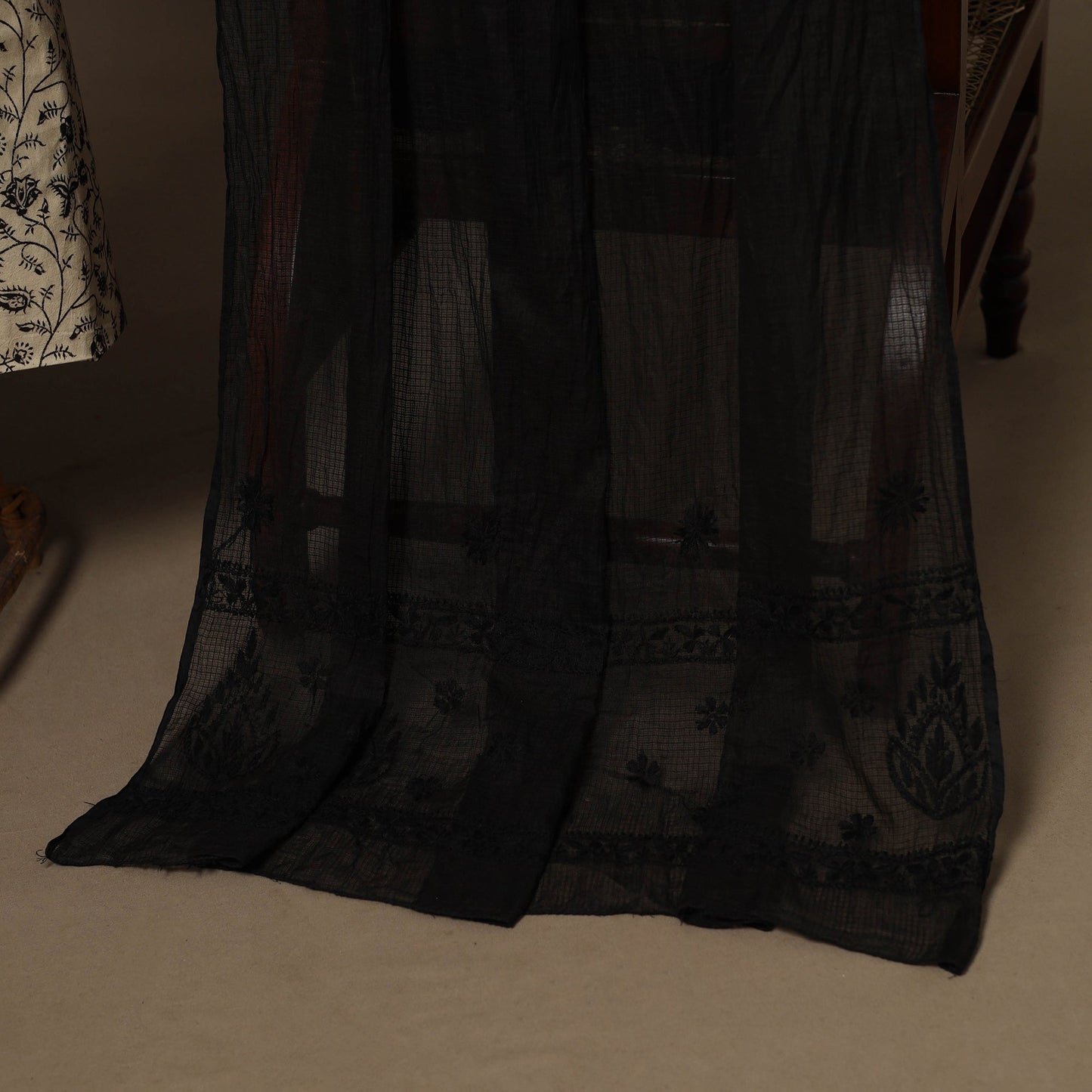 2pc cotton unstitched pedana kalamkari dress material