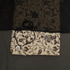 2pc cotton unstitched pedana kalamkari dress material