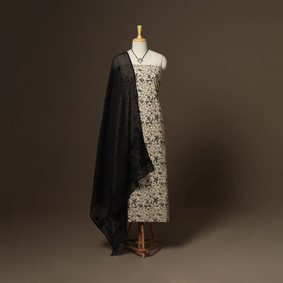 2pc cotton unstitched pedana kalamkari dress material