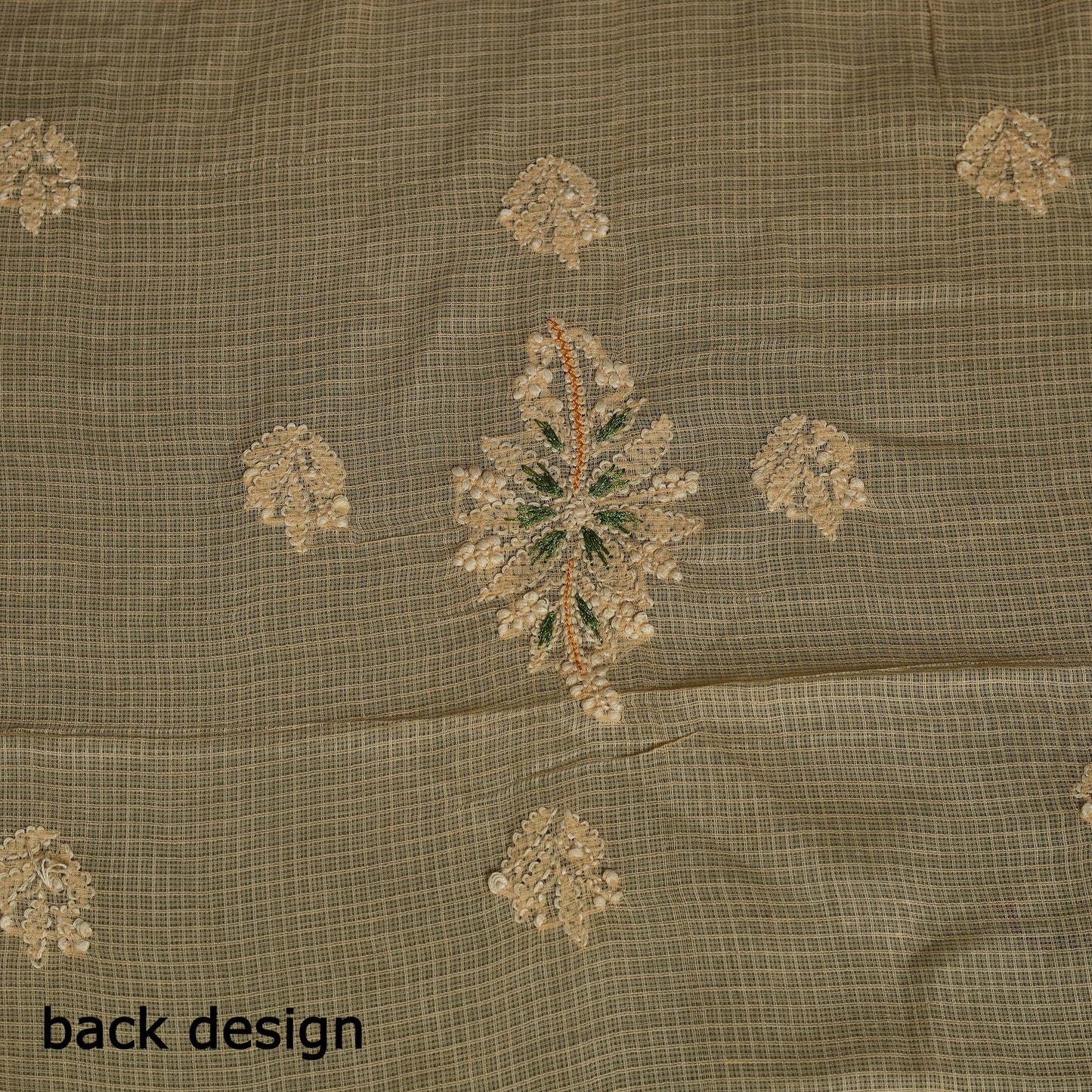 2pc Hand Embroidery Kota Doria Chikankari Dress Material 