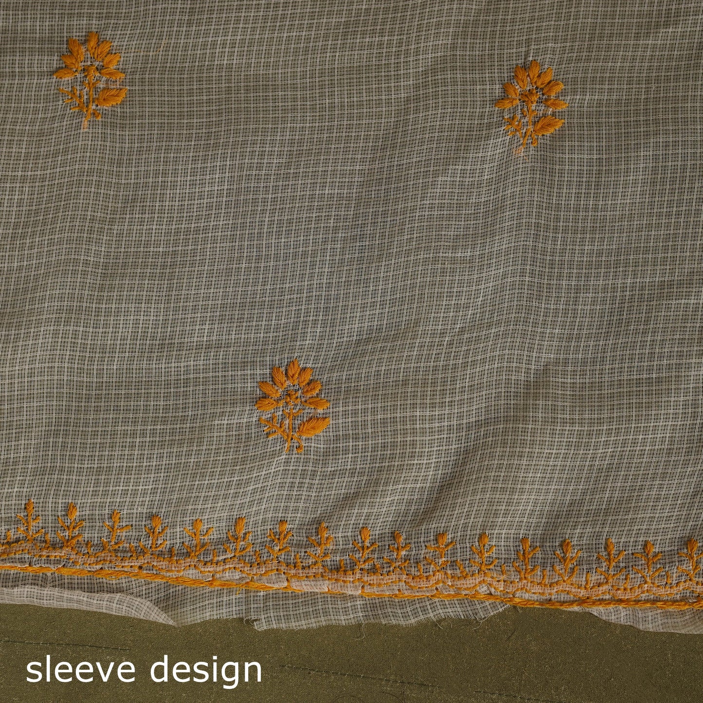 2pc Kota Doria Cotton Lucknow Chikankari Dress Material