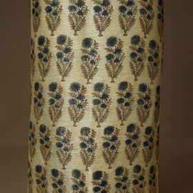 Beige - 2pc linen silk natural dyed unstitched dress