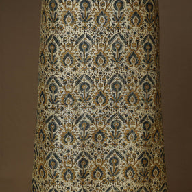 Beige - 2pc linen silk natural dyed unstitched dress