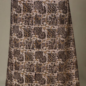 Beige - 2pc pedana cotton unstitched kalamkari dress